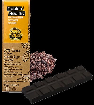 Raw Chocolate Bar with Cacao Nibs
