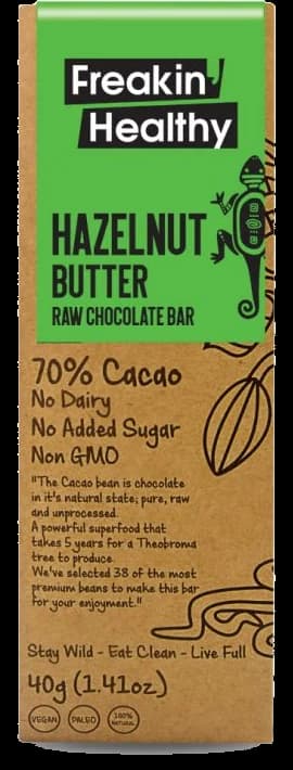 Raw Chocolate Hazelnut Butter Bar